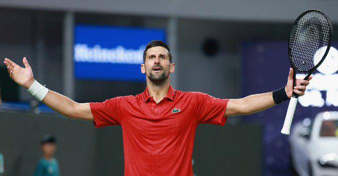 Novak Djokovic supera a Zizou Bergs en los cuartos de final de Shanghái.