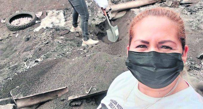 Ceci Flores y su equipo encontraron un presunto crematorio clandestino en la Ciudad de México.