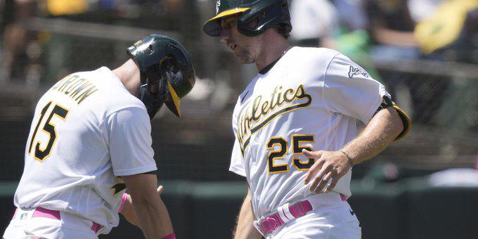 $!Stephen Piscotty, a la lista de lesionados por esguince en la muñeca