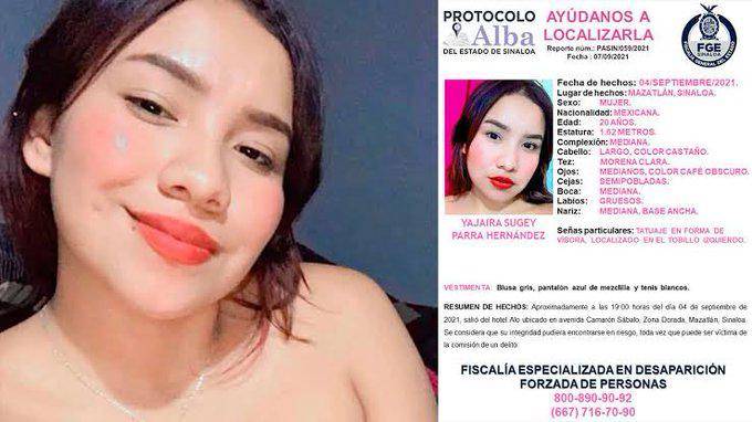 Sugey Parra cumple 10 meses de haber desaparecido en Mazatlán; vino de Torreón a pasar el fin de semana