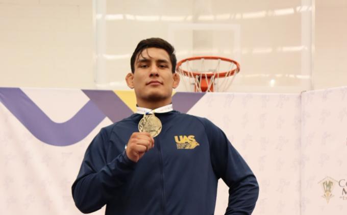 José Andrés Vargas gana oro para la UAS en la Universiada Nacional