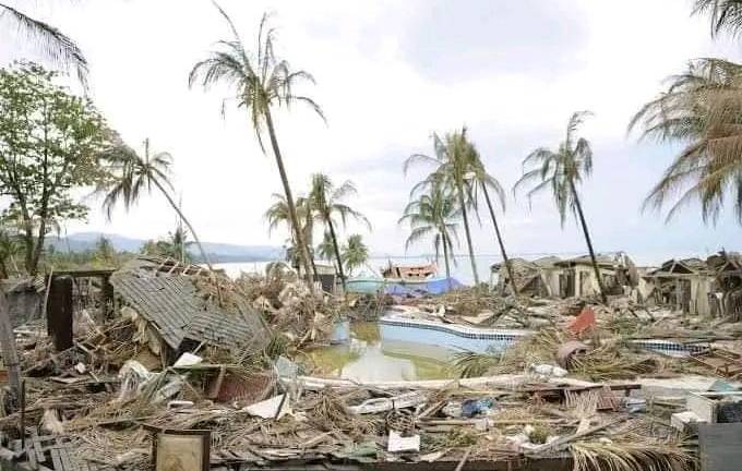 Parte de los daños que el huracán Otis dejó en Acapulco, al golpear como categoría 5.