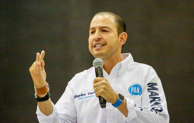 El presidente del PAN, Marko Cortés.
