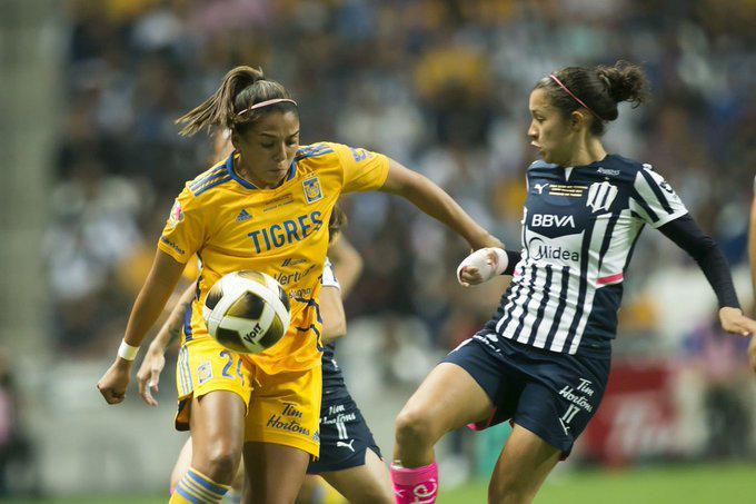 $!Rayadas y Tigres empatan 2-2 en la Ida de la Final de la Liga MX Femenil