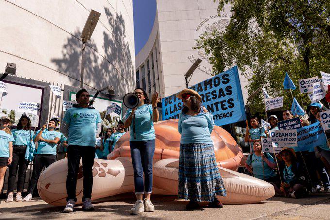 $!Rodada por los océanos, iniciativa que busca prohibir plásticos de un solo uso mediante reforma