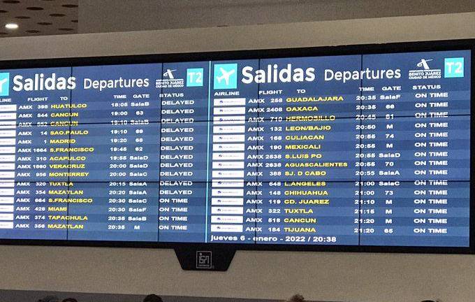 Algunos de los vuelos de Aeroméxico han sido retrasados.
