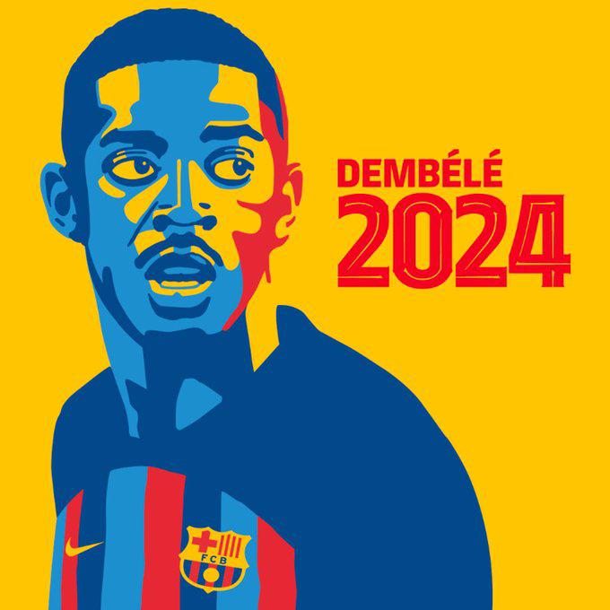 $!Se acaba la novela, Dembélé renueva con Barcelona hasta 2024