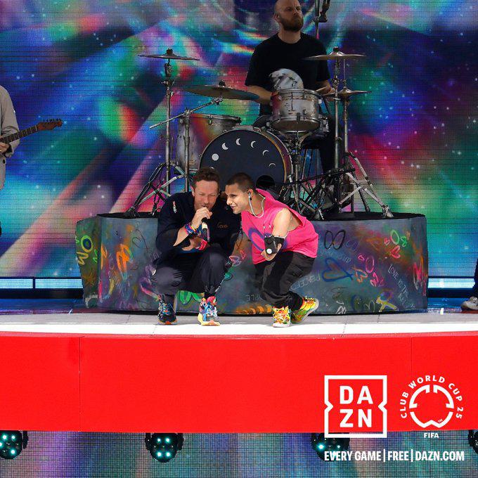 $!Coldplay, Doja Cat y J Balvin protagonizan el medio tiempo en el Mundial de Clubes