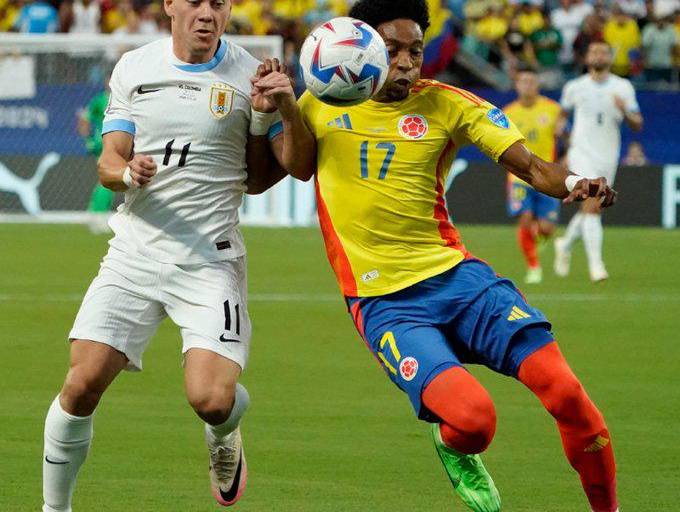 Colombia resiste la presión de Uruguay y avanza a la final de la Copa América