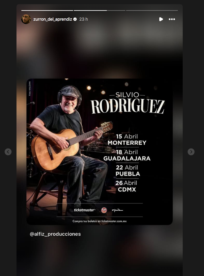 $!Regresará Silvio Rodríguez a México en 2027