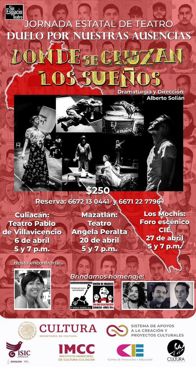 $!Un reflexión sobre el duelo abordará la obra ‘Donde se cruzan los sueños’