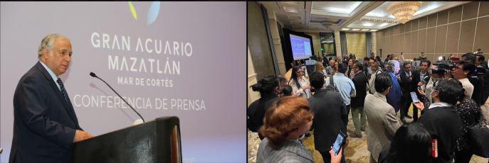 $!Gran Acuario Mazatlán Mar de Cortés revitalizará la oferta turística: Sectur