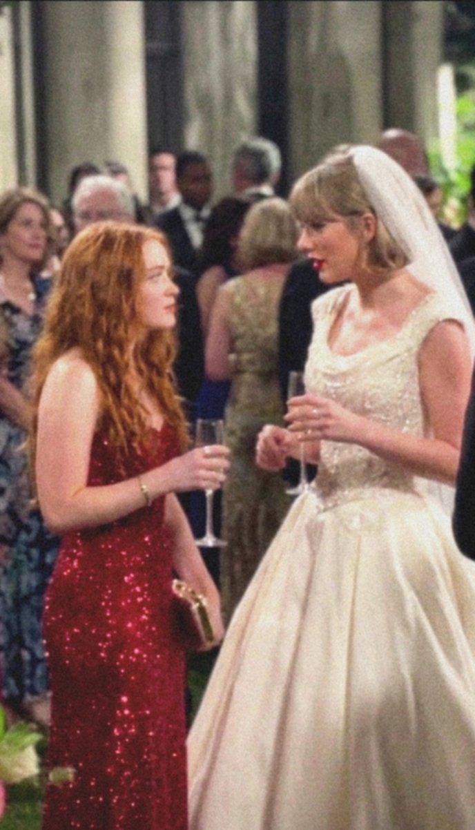 $!Sadie Sink asiste a la boda de Taylor Swift y Travis Kelce.