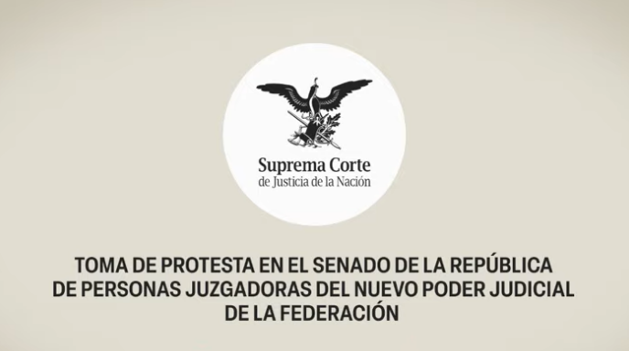 Toma de protesta de personas juzgadoras del nuevo Poder Judicial de la Federación.