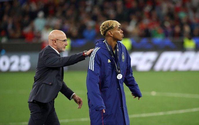 Lamine Yamal salió de la convocatoria de España para las eliminatorias mundialistas.