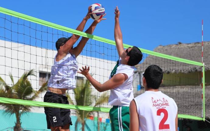 Este domingo se definieron los títulos del voleibol de playa.