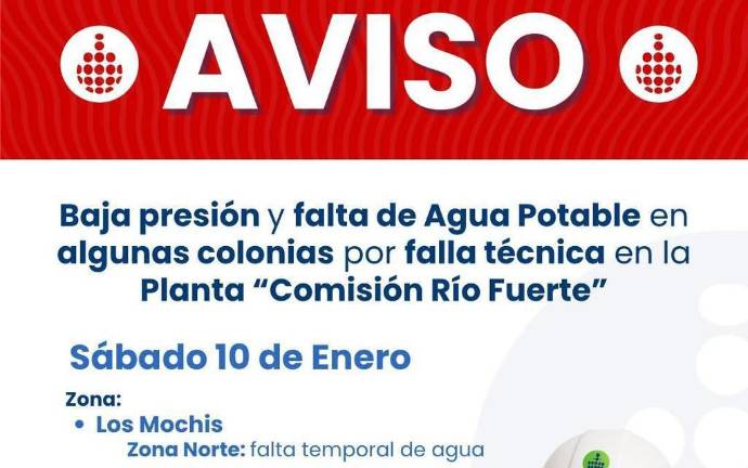 La dependencia informó que las cuadrillas de guardia lograron solucionar la falla mecánica y la planta ya se encuentra operando nuevamente.
