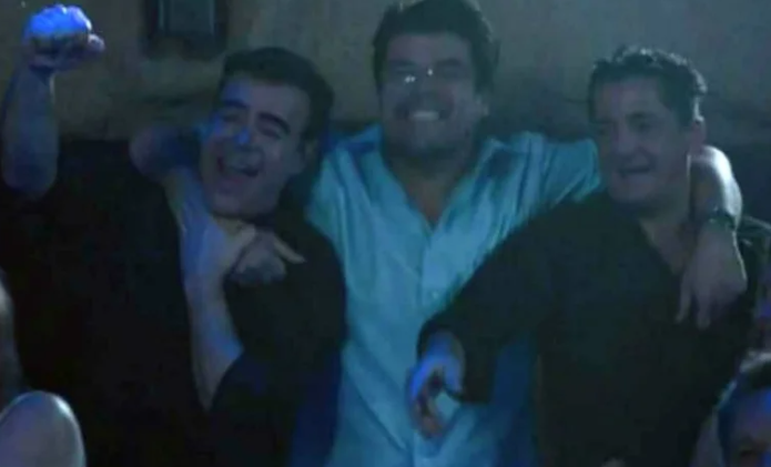 $!Van Rankin apareció en un cameo en la serie de Luismi. Aquí con Toño Mauri y Alejandro Basteri.