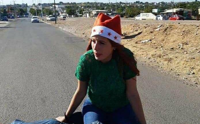 Yaremi, integrante del grupo Sabuesos Guerreras.