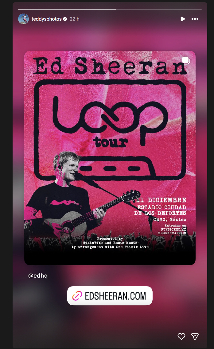 $!Visitará Ed Sheeran a México con su gira ‘Loop Tour’