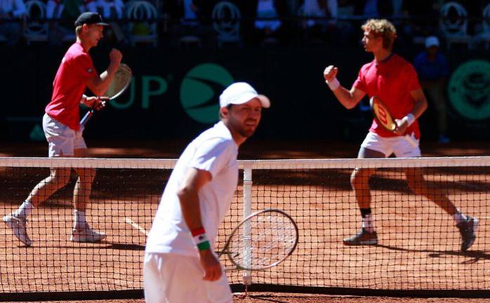 Hans Hach y Miguel Reyes-Varela pierden el duelo de dobles.