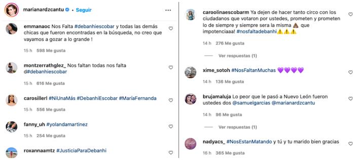 $!En redes abundaron las exigencias a Mariana Rodríguez.
