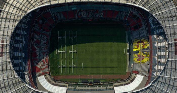 El Estadio Azteca.