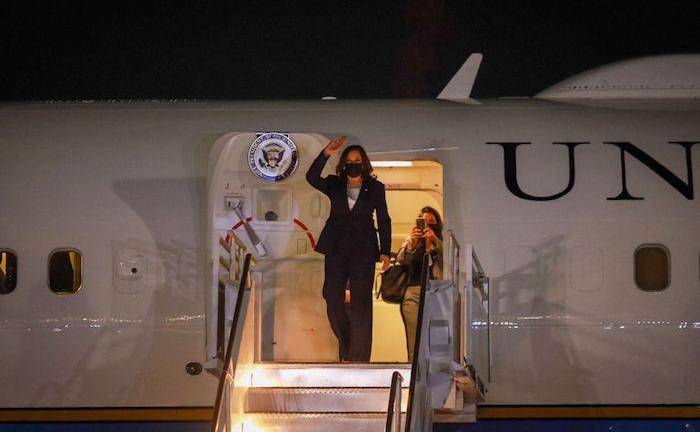 Kamala Harris, Vicepresidenta de Estados Unidos, llegó a la Ciudad de México.