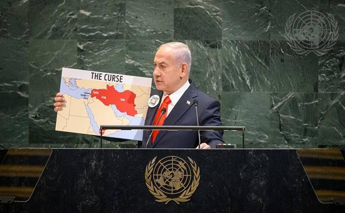 El Primer Ministro de Israel Benjamin Netanyahu participa en la Asamblea General de la ONU.