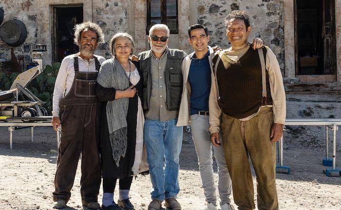 Alfonso Herrera, Ana Martin, Damián Alcázar y Joaquín Cosío forman parte del elenco de la película “¡Que viva México!”, de Luis Estrada.