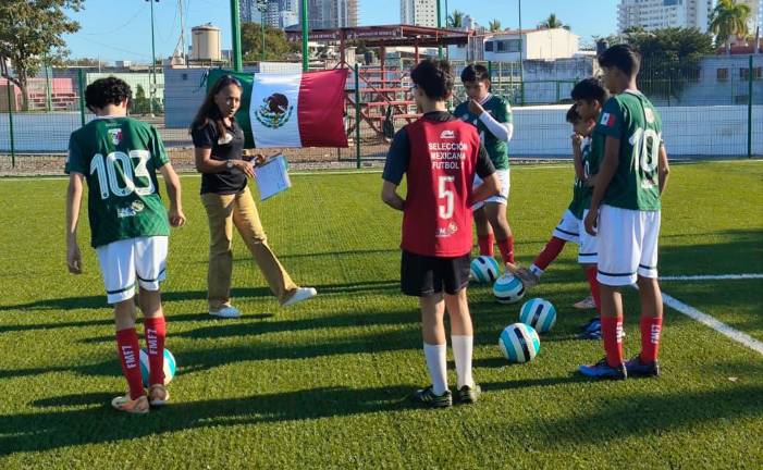 La supervisión estuvo a cargo de Verónica Velasco Hernández, directora de Selecciones de la Federación Mexicana de Futbol 7.