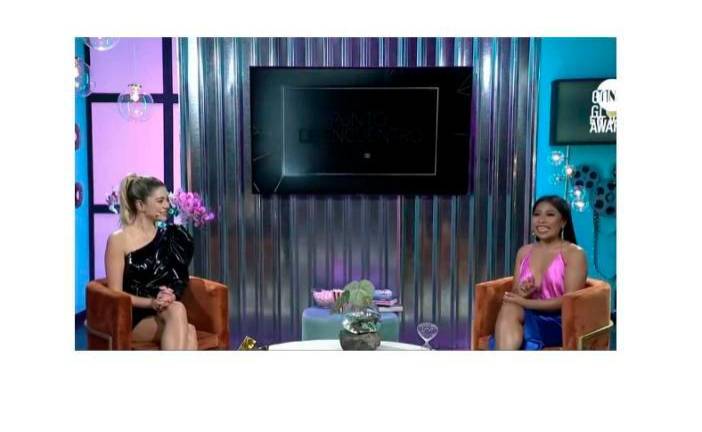 Lety Sahagún y Yalitza Aparicio en Punto de encuentro, show previo a la entrega 78 de los Globos de Oro.