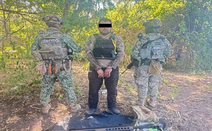 Militares aseguraron armas y detuvieron a un civil tras ataques en la zona serrana de Elota.