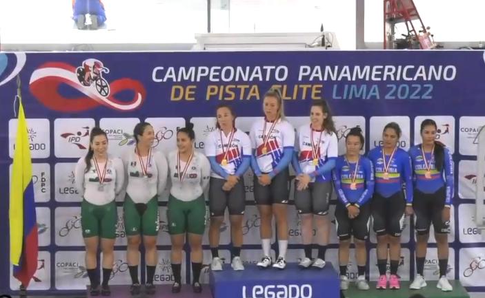 $!Luz Daniela Gaxiola gana medalla de plata en Panamericano de Ciclismo de Pista en Perú