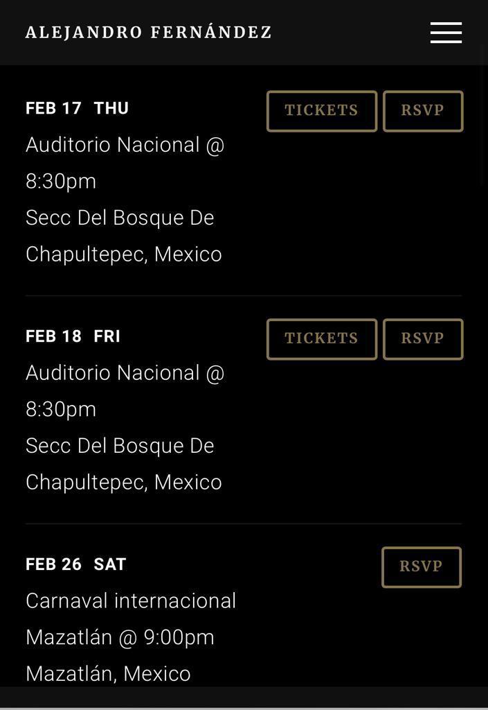 $!Revela Alejandro Fernández que se presentará en el Carnaval de Mazatlán