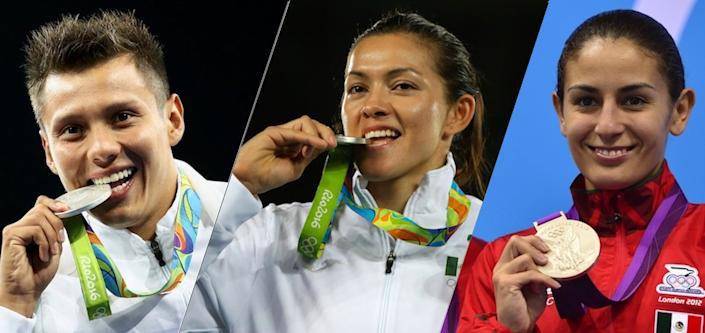 Germán Sánchez, María del Rosario Espinoza y Paola Espinosa son tres deportistas con medallas en diferentes Juegos Olímpicos, pero que no estarán en Tokio 2020.