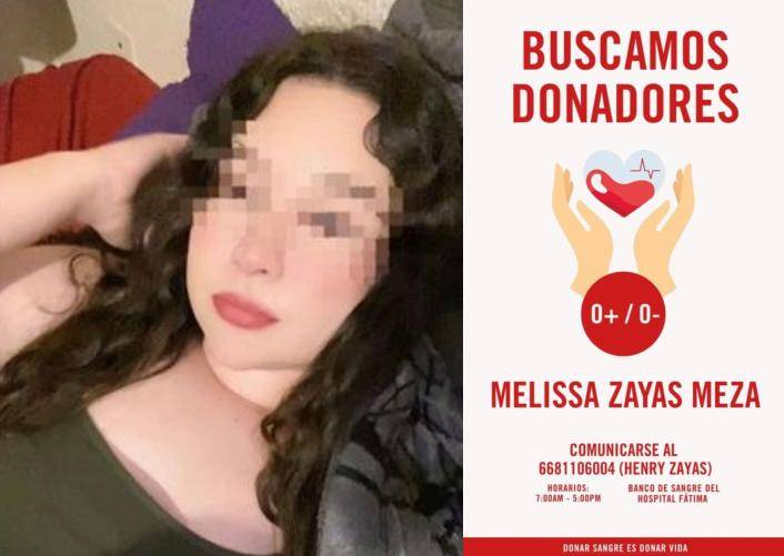 Comisariado del Ejido Mochis pide donantes para su hija, baleada durante asalto