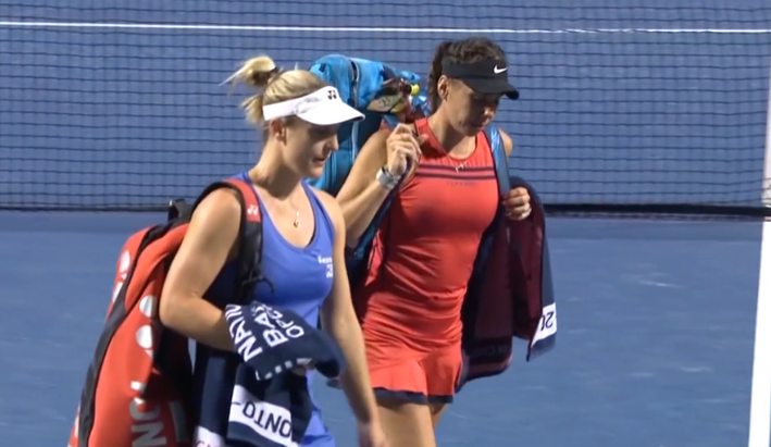 Giuliana Olmos y Gabriela Dabroswki no pueden avanzar a la final.