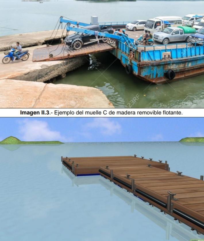 $!En Mazatlán prevén construir tres muelles; uno de ellos sería de madera flotante para llevar carros a la Isla de la Piedra