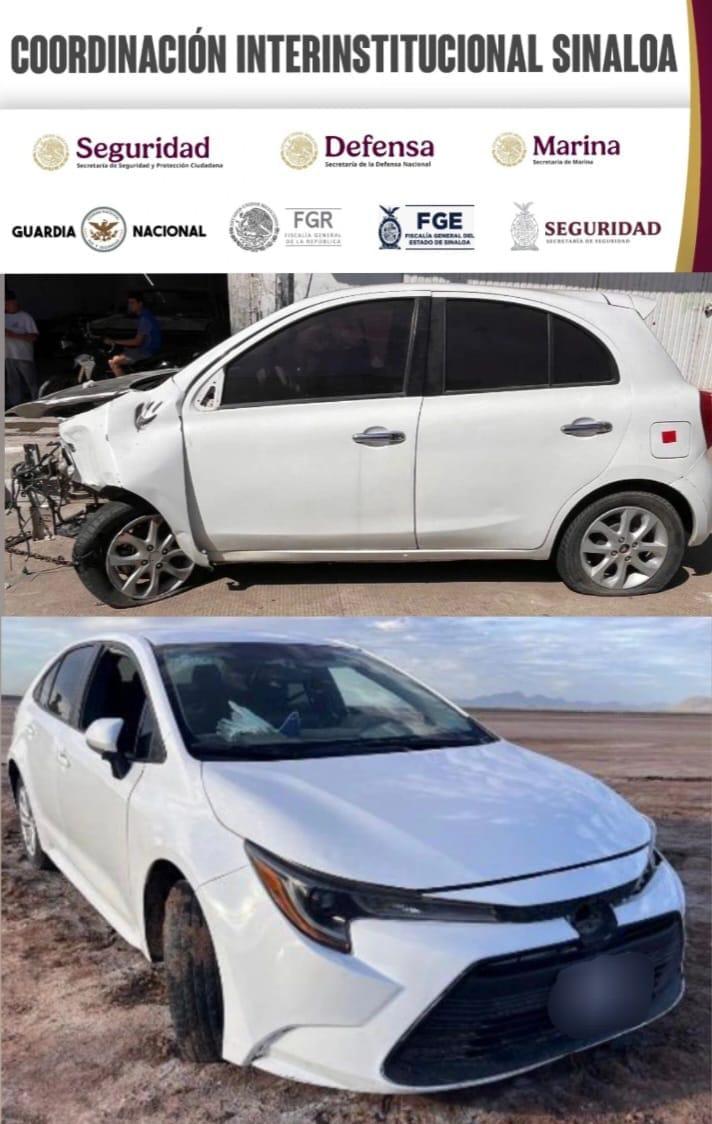 $!Recuperan 6 vehículos con reporte de robo en la sindicatura El Tamarindo, Culiacán
