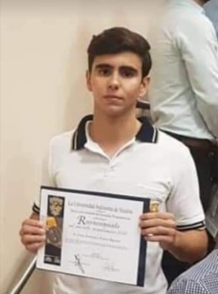 $!Cruz Francisco Osuna, de Cosalá, representará a México en Olimpiada Internacional de Biología