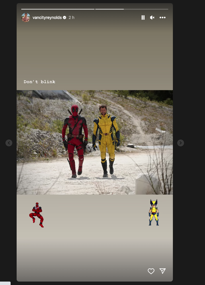 $!Lanza Ryan Reynolds primera imagen de Deadpool y Wolverine juntos