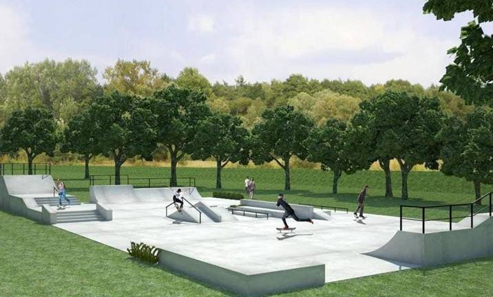 Proyecto del Skate Park de Culiacán que se construye sobre el Parque Las Riberas.