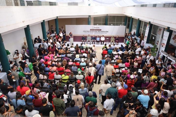 $!Inauguran Centro Integral de Atención en Villa Juárez; anuncian hospital y preparatoria