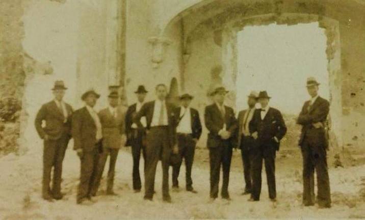 La foto en el antiguo templo data del 16 de noviembre de 1938.