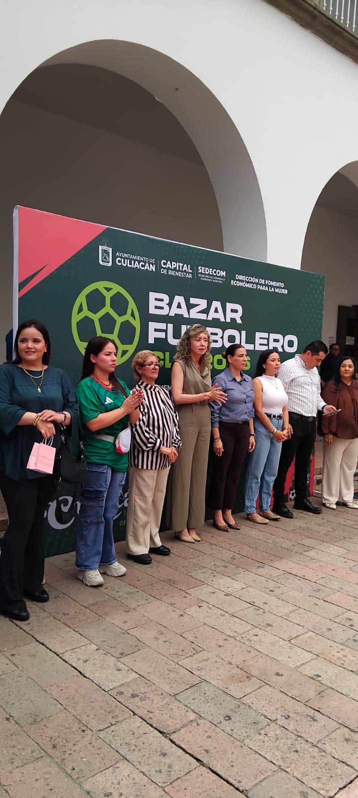 $!Reúne Bazar Futbolero CLN 2026 a 100 emprendedoras en el Ayuntamiento
