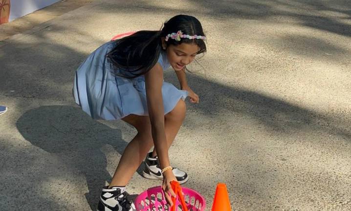 Los infantes disfrutaron de diversas dinámicas deportivas y recreativas.