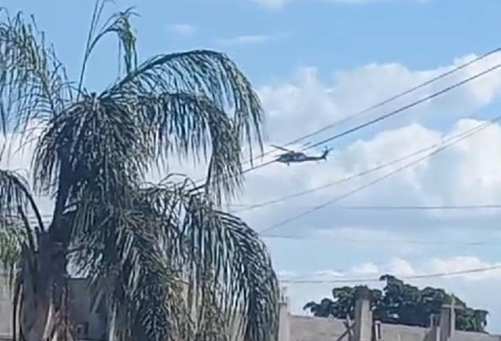 Sorprende convoy artillado y vigilado por helicópteros la zona norte de Culiacán