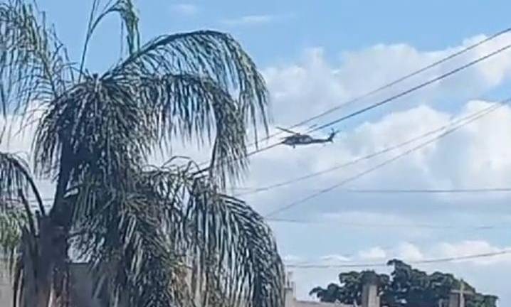 Sorprende convoy artillado y vigilado por helicópteros la zona norte de Culiacán