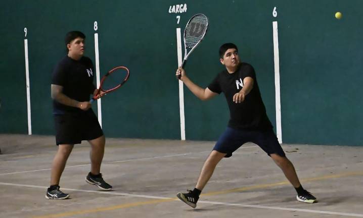 Buenos encuentros se vieron en el Torneo de Frontenis Mazatlán 2025.